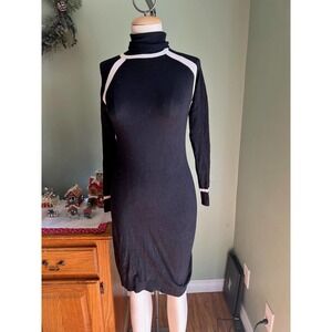 The Limited Black Sweater Dress BodyCon Slim Fit XS Lightweight